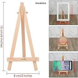 6 inch or 15cm Wooden Easel Stand